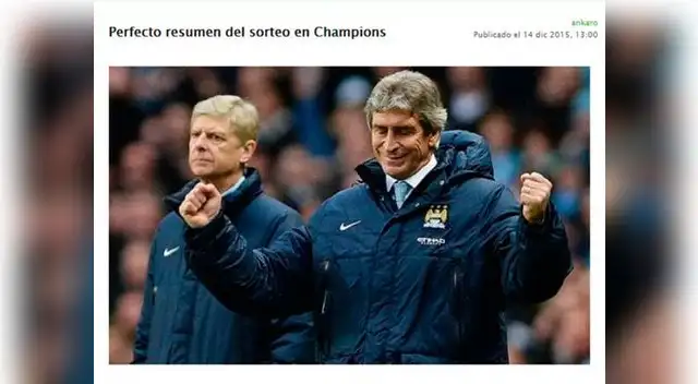 Pellegrini es feliz con el rival que le tocó