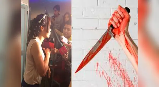 Da miedo. El acosador de Angie Arizaga se encontraba a unos pasos de ella.