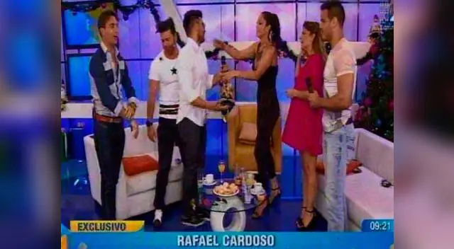 Rafael Cardozo lloró en vivo por reality.