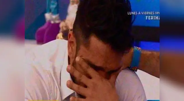 Rafael Cardozo lloró en vivo por reality.