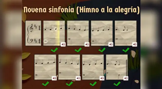 Himno de la alegría resuelto en el doodle de este jueves dedicado a Beethoven.