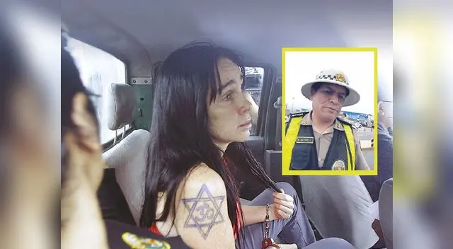 Un video registró el momento en que Silvana agredió e insultó al policía de tránsito.