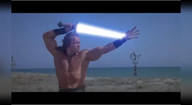 Test con la espada de luz