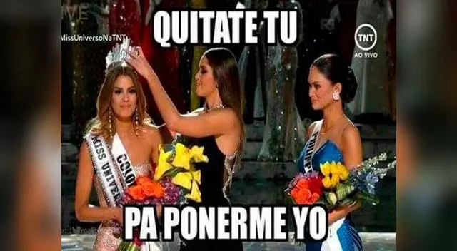 Memes que ironizan a Miss Colombia.