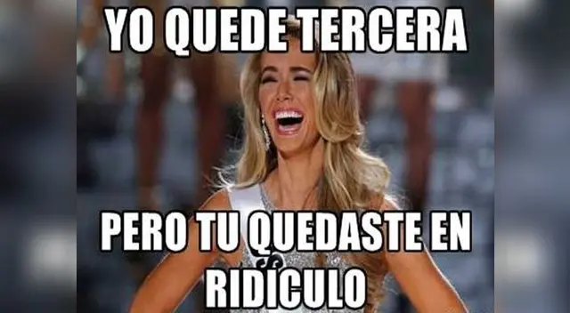 Memes que ironizan a Miss Colombia.