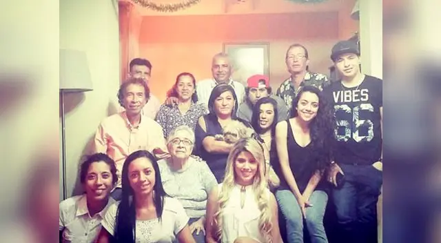 Yahaira Plasencia pasó Navidad en familia.
