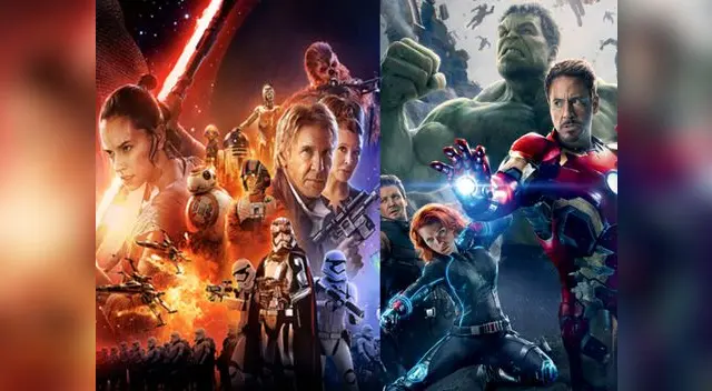 'Star Wars' y 'Los vengadores' como las más vistas.