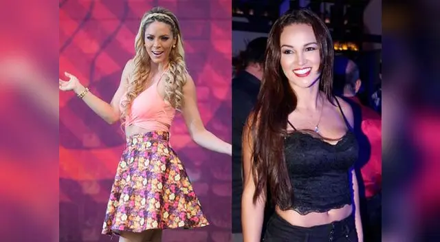 Sheyla Rojas y Angie Arizaga.