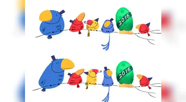 El doodle que presentó Google. El doodle que presentó Google.