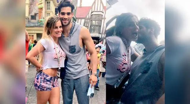 La pareja se fue a Orlando, California. La pareja se fue a Orlando, California.