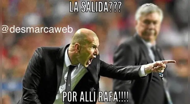 Los usuarios parodiaron el futuro del Real Madrid.