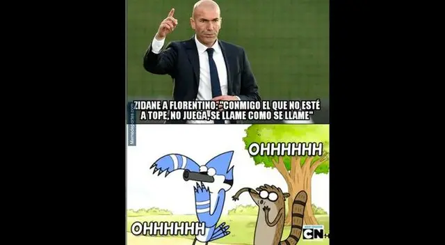 Los usuarios parodiaron el futuro del Real Madrid.