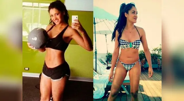 El antes y después de las vacaciones de Michelle Soifer. El antes y después de las vacaciones de Michelle Soifer.