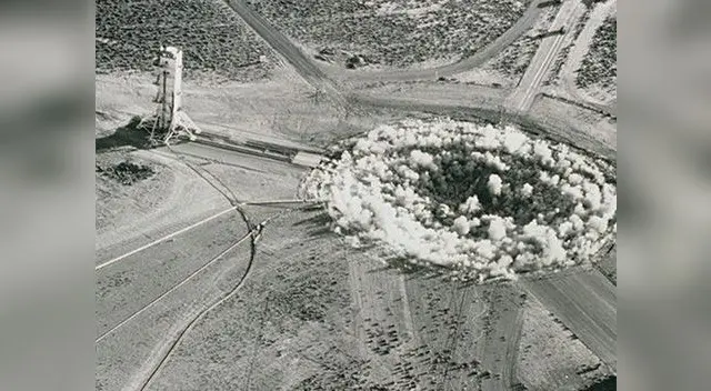 Así son las pruebas de bombas atómicas subterráneas.