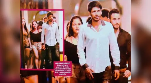 Angie Arizaga junto a joven.