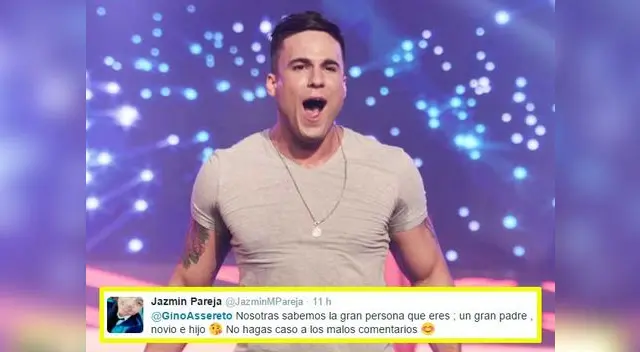 Gino Assereto tiene el respaldo de sus seguidores.