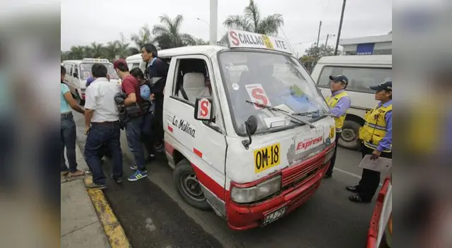 Inspectores de transporte seguirán realizando operativos para ordenar las rutas de lima.