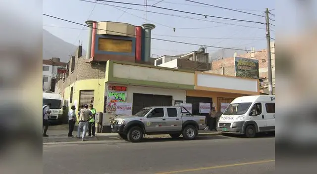 En este local ocurrieron los hechos. En este local ocurrieron los hechos.