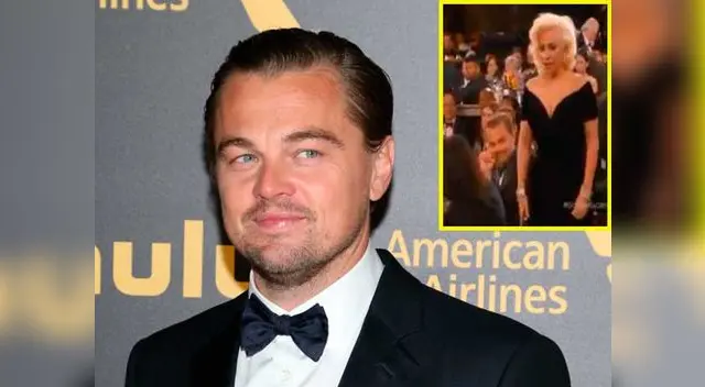Leonardo DiCaprio se indignó por acción de Lady Gaga.