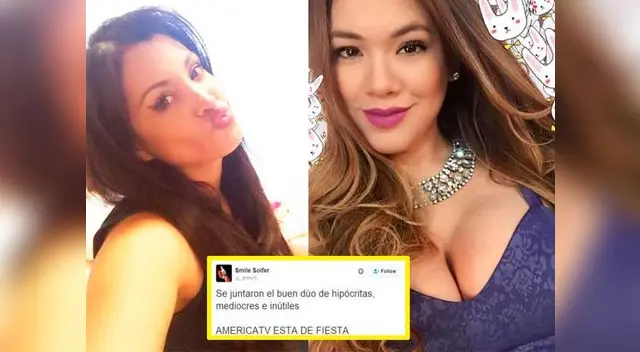 Michelle Soifer y Jazmín Pinedo. Michelle Soifer y Jazmín Pinedo.