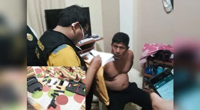 Cabecilla de banda, loco Wilson, cayó con armas en vivienda donde se ocultaba. Cabecilla de banda, loco Wilson, cayó con armas en vivienda donde se ocultaba.