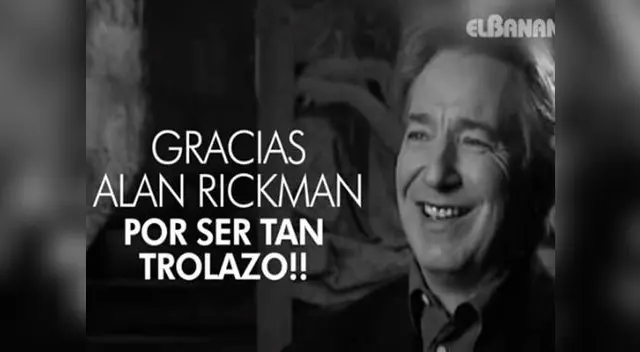 Descansa en paz, Alan Rickman.