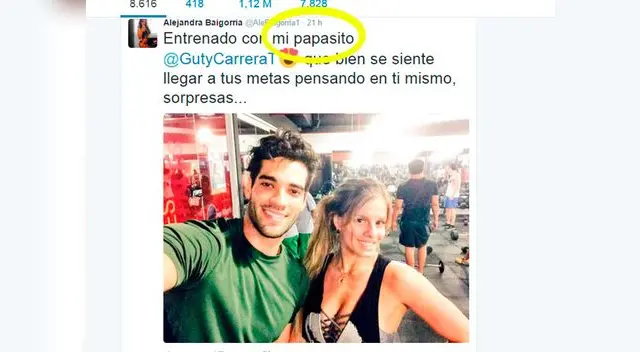 Alejandra Baigorria y la palabra que usa para llamar con cariño a Guty Carrera.