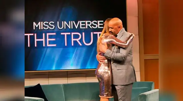 Momento histérico: Steve Harvey pide perdón a Ariadna Gutiérrez.