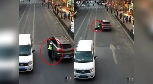 El efectivo sufrió un fuerte golpe.