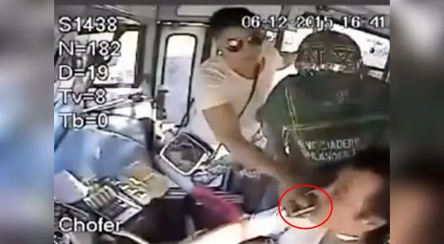 No respetaron ni a una anciana que se encontraba en la parte de adelante.