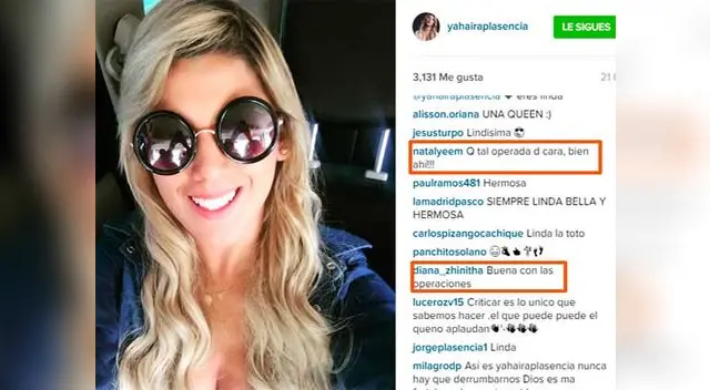 Algunos detractores se dieron cuenta de su cambio de imagen.