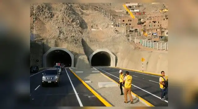 Túneles Santa Rosa y San Martín inauguradas el lunes 18 de enero