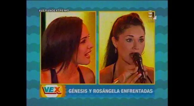 La participante abofeteó a Rosángela tras el escupitajo. La participante abofeteó a Rosángela tras el escupitajo.