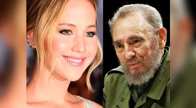 Jennifer Lawrence y Fidel Castro.