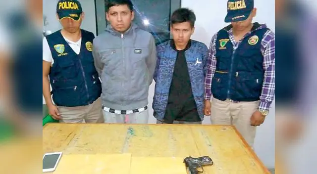 Intervinieron en precisos momentos que apuntaban con armas de juguete a administradora.