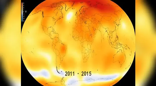 Calentamiento global a través de los años. Calentamiento global a través de los años.