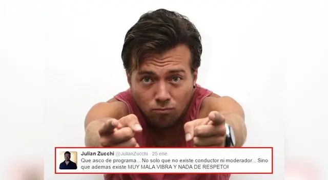 Conductor no se quedó callado.