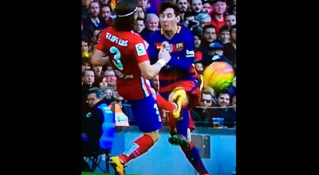 Dura entrada hizo temer lo peor a la banca azulgrana Dura entrada hizo temer lo peor a la banca azulgrana