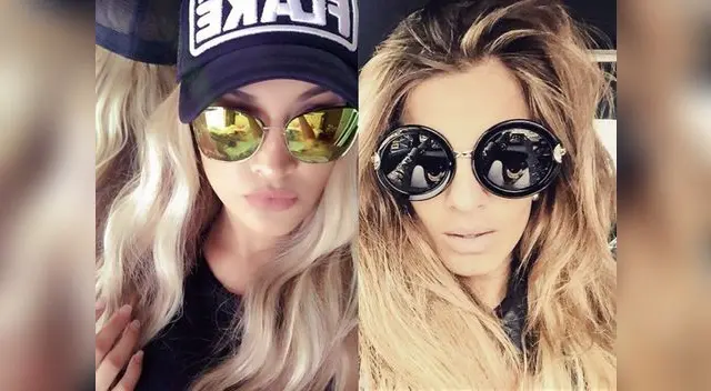 Guerra de selfies entre ambas excombatientes. Guerra de selfies entre ambas excombatientes.