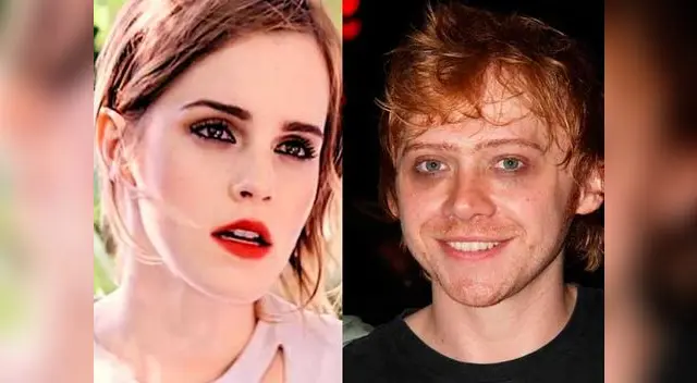 Emma Watson y Rupert Grint.