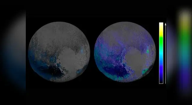 Existe más hielo en Plutón, según la NASA.