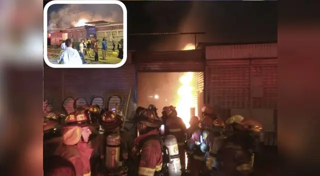 Fuego consumió al menos 30 puestos de fábrica de calzados.