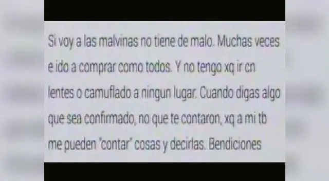 Mensaje de Diego Chávarri a Tomate Barraza.