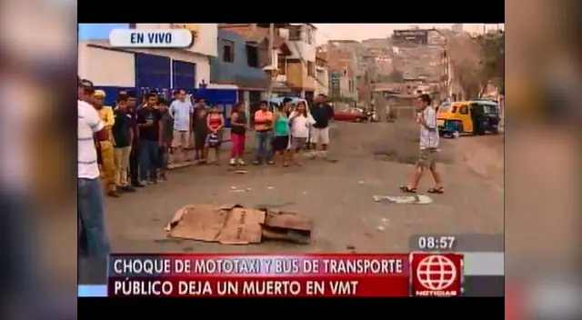 Bus de transporte se encontraba fuera de su ruta