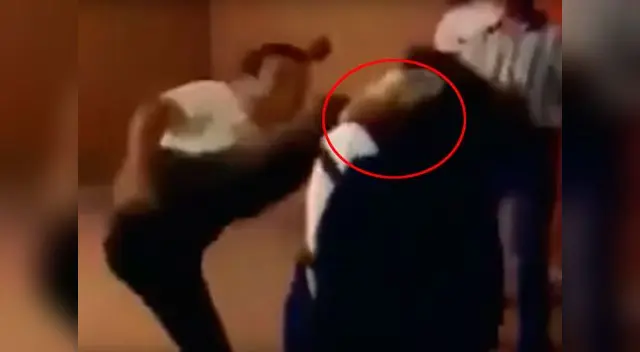 La alumna fue terriblemente afectada por el golpe. 