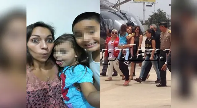 Madre publicó foto donde sale con Adriana y sobrino.