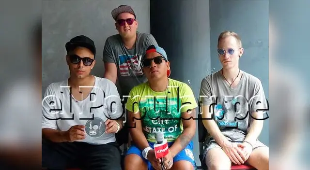 Bs Band para una entrevista con ElPopular.pe