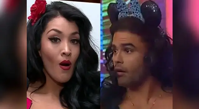 Guerrera quedó sorprendida con su imitación.