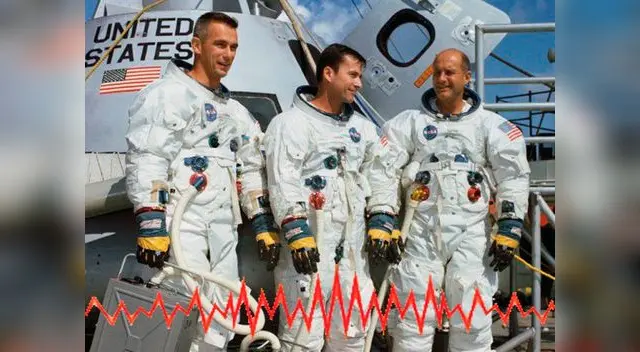 De izquierda a derecha: Gene Cernan, John Young y Thomas Stafford