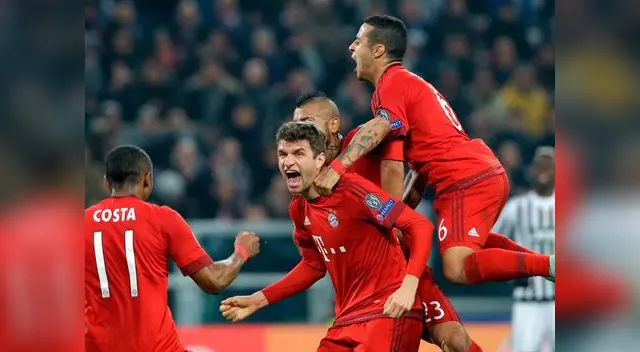 Müller abre el marcador a un minutos del final del primer tiempo